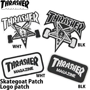 スラッシャー マガジン ワッペン スケボー パッチ ロゴ スケートゴート Thrasher Magazine Skategoat Logo Path スケートボード アイロン ブランド おしゃれ