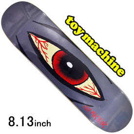 トイマシーン 8.13インチ スケボー セールデッキ Toy Machine Sect Eye Bloodshot デッキテープグ付き スケートボード 板 人気 ブランド