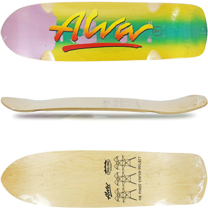 楽天市場】【ラスト1本】 アルバ 9.5 インチスケボー デッキ Alva 
