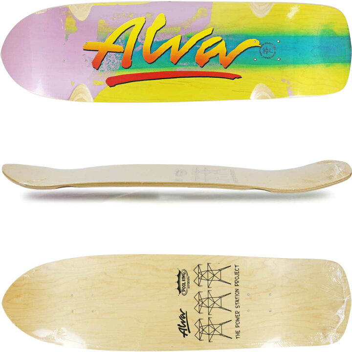 楽天市場】【ラスト1本】 アルバ 9.5 インチスケボー デッキ Alva 