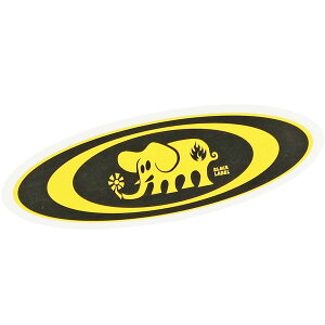ubN[x XP{[ XebJ[ V[ fJ[ Black Label Skateboard Oval Elephant Sticker A[oX|[c XP[g{[h XP[g Xg[g p[N v lC I[hXN[ n[