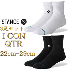 Stance スタンス Stance Socks 靴下 アイコン クォーター Icon QTR 日本限定モデル L 25.5-29.0cm 靴下 靴下 誕生日 プレゼント 大人 高級品 極上 正規代理店 ギフト 男性 彼氏 プレゼント 贈り物