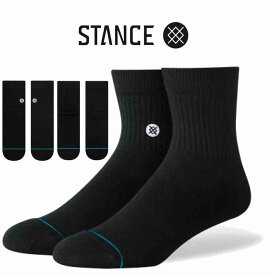 Stance ソックス Stance ソックス 3足セット 靴下 アイコン クォーター Icon QTR 日本限定モデル L 25.5-29.0cm 靴下 靴下 誕生日 プレゼント 大人 高級品 極上 正規代理店 ギフト 男性 彼氏 プレゼント 贈り物 ゴルフ ゴルフソックス 厚手 スポーツ トレーニング
