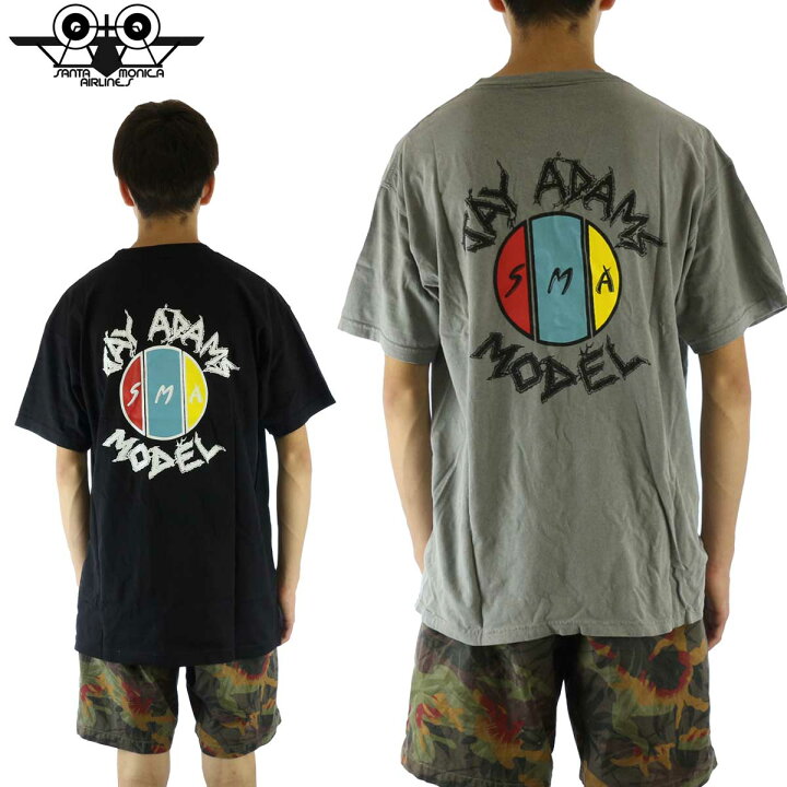 楽天市場 サンタモニカエアラインズ Santamonica Air Lines Tシャツ 半袖 Jay Adams Pocket Shirt ジェイアダムスポケットシャツ メンズ ブランド ストリート ファッション スケートボード専門店カットバック
