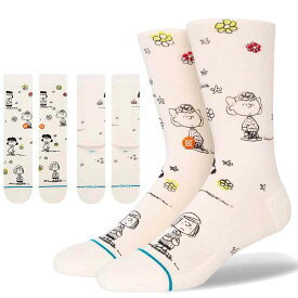 Stance スタンス ピーナッツ コラボ クルーソックス インフィニット 靴下 永久保証 Stance Socks GIRL POWER 22-24.5cm 25.5-29cm ギフト 男性 彼氏 プレゼント 贈り物