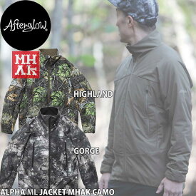 アフターグロー アルファML マークカモジャケット ポーラテック アウターウェア Afterglow Alpha ML Jacket MHAK CAMO Polartec ミッドレイヤー インサレーション 中綿 保温 通気 撥水 コンパクト 専用袋付き 横川 琢哉 スノーボード スキー スケボー 釣り キャンプ