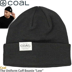 コール ニット帽 ユニフォーム 23-24 Coal The Uniform Cuff Beanie Low スノーボード スキー 防寒 防風 保温 帽子 ハット ユニフォーム カフビーニー 折り返し メンズ レディース おしゃれ 登山 ハイキング 釣り カットバック