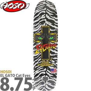 z\C 8.75C` XP{[ fbL Hosoi Skateboard Pro EL GATO Cat Eyes Deck XP[g{[h v GfB GQ GKg LbgAC A[oX|[c Xg[g p[N v lC  