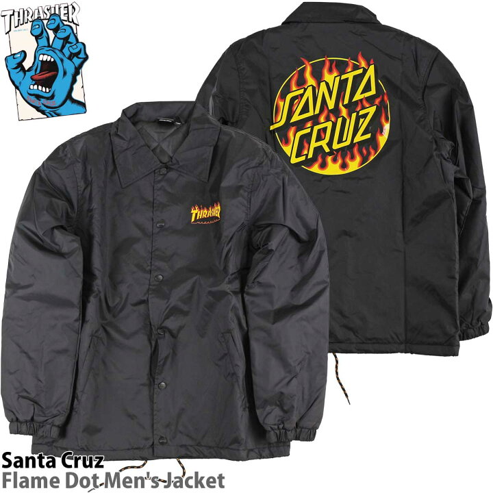 SANTACRUZサンタクルーズ×THRASHERスラッシャーコーチジャケット