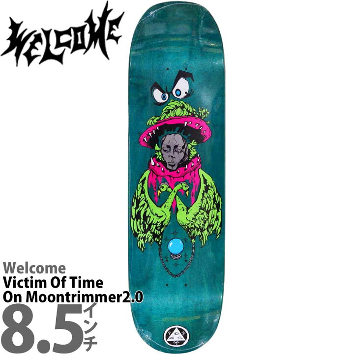 楽天市場】ウェルカム 8.5インチ スケボー デッキ Welcome Skateboards 