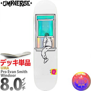 �E�[�}�o�[�X ��8.0�C���`�� �X�P�{�[ �f�b�L Umaverse Skateboards Pro Evan Smith Windoor Deck �v�� �G�o�� �X�~�X �E�B���h�A �X�P�[�g�{�[�h �v�����F���f�� �J�i�f�B�A�����C�v�� 7PLY