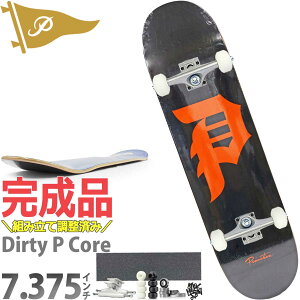 v~eBu 7.375C` XP{[ LbY Rv[g i Primitive Skateboard Dirty P Core Black/Orange Kids Complete XP[g{[h _[eB[s[RA Rv[g 7PLY JbgobNIW