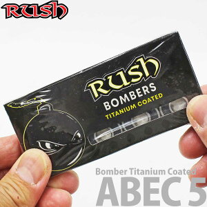 ���b�V�� �X�P�{�[ �x�A�����O �p�[�c Rush Bomber Titanium Coated Bearings ABEC5 �X�P�[�g�{�[�h �`�^�j�E���R�[�g �I�C���^�C�v 8�Z�b�g �X�P�{�[1�䕪