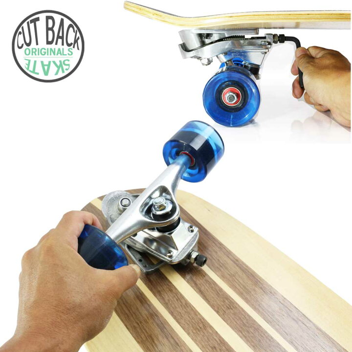 \クーポン使用で5%引きも/スラスター ウッディープレス スケートボード コンプリート CLASSIC FISH 36 長さ91cm Normal Mix スケボー スケート サーフスケート | スケートボード専門店カットバック