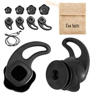 耳栓 イヤースーツ EarSuits 4 音が聞こえる耳栓 水上スポーツのために開発された 耳栓 スイミング プール サーフィン SUP カヤック ウェイクボード キャニオニング サーファーズイヤー シリコ