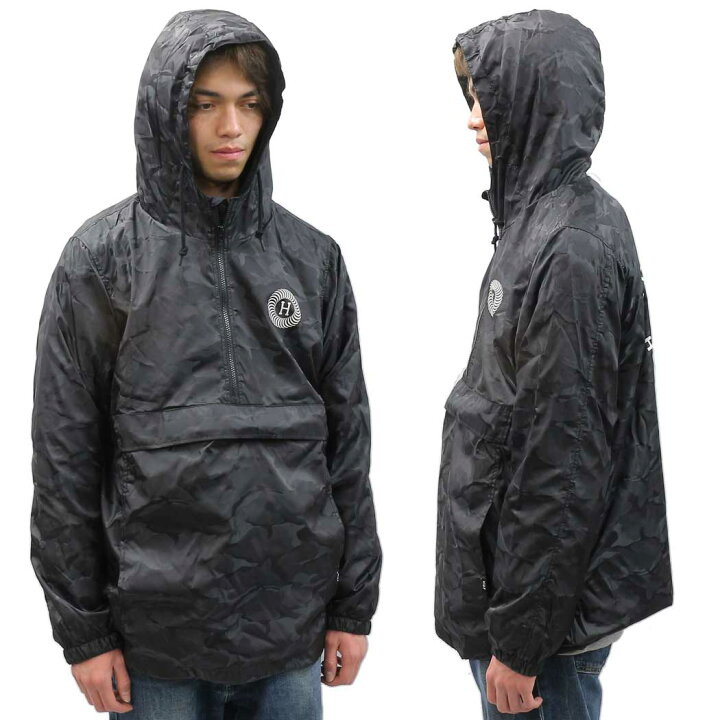 楽天市場】Huf × Spitfire SPTIFIRE Packable Anorak Half Zip Hooded  