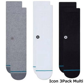 Stance ソックス Stance ソックス 靴下 Dune Maliboo Icon 3足セット メンズ L 25.5-29.0cm ギフト 男性 彼氏 プレゼント 贈り物 ゴルフ ゴルフソックス 厚手 スポーツ トレーニング