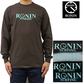Ronin Eyewear ロニンアイウェアー Surf Logo Longsleeve Tee スケートボード スケボー スケート サーフィン SK8 ハードウェア 帽子 キャップ ロニンアイウェアー SURFIN Tee Tシャツ