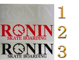ロニン スケボー ステッカー 16x6cm Ronin Eyewear Skate ロニンアイウェアースケート Ronin Stiker スケートボード スケボー スケート