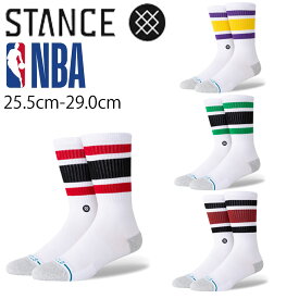 Stance ソックス スタンス NBA 靴下 Stance Socks NBA バスケ チームコラボ メンズ 25.5-29.0cm ギフト 男性 彼氏 プレゼント 贈り物 ゴルフ ゴルフソックス 厚手 スポーツ トレーニング