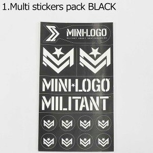 ~jS XP{[ XebJ[ MINI LOGO MULTI STICKERS PACK 13Zbg V[ fJ[ XP[g{[h XP{[XebJ[ lC uh 