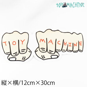 gC}V[ XP{[ XebJ[ Toy Machine Sticker FIST LARGE gC}V[ V[ fJ[ XP[g{[h XP{[XebJ[ lC uh  yVSS