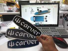 Carver カーバー OG Logo Bar Sticker 5.6×18 サーフスケート スケートボード サーフィン ステッカー シール