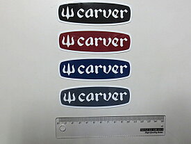 Carver カーバー OG Logo Bar Sticker 3.3×10.2 サーフスケート スケートボード サーフィン ステッカー シール