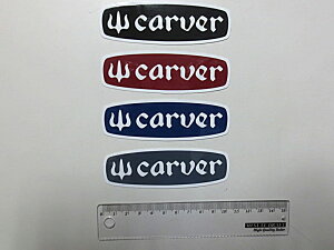Carver J[o[ OG Logo Bar Sticker 3.3×10.2 T[tXP[g XP[g{[h T[tB XebJ[ V[