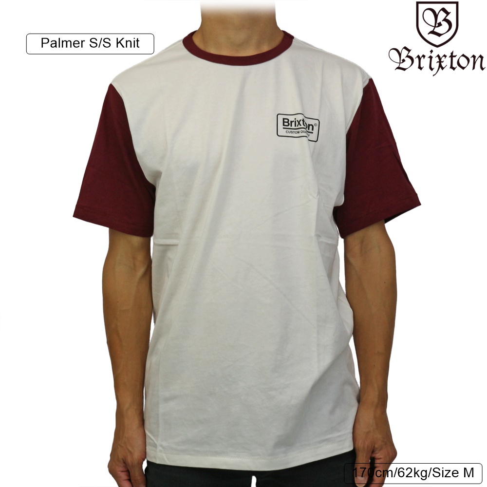 Brixton ブリクストン Palmer S/S Knit (Off White) パルマー メンズ ストリート 半袖 ニット シャツ ss904 Tシャツ・カットソー