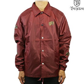 Brixton ブリクストン コーチジャケット Primo Jacket Burgundy/Black スケートボード スケボー スケート サーフ スノー プリモ ウインドブレーカー