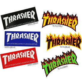 Thrasher スラッシャー ステッカー Various Sticker Magazine Flame スケートボード スケボー スケート マガジン フレイム シール