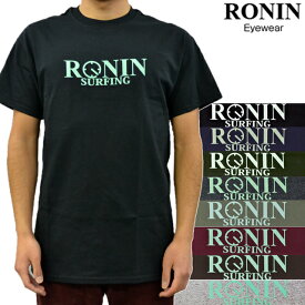 Ronin Eyewear ロニンアイウェアー Surf Logo S/Sleeve Tee スケートボード スケボー スケート サーフィン SK8 ハードウェア 帽子 キャップ ロニンアイウェアー SURFIN Tee Tシャツ