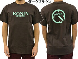 Ronin Eyewear ロニンアイウェアー Surf Logo S/Sleeve Tee スケートボード スケボー スケート サーフィン SK8 ハードウェア 帽子 キャップ ロニンアイウェアー SURFIN Tee Tシャツ