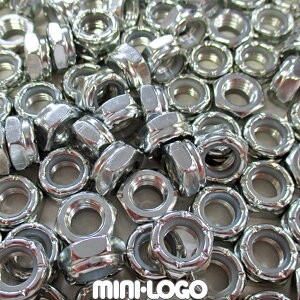 �~�j���S �A�N�X���i�b�g �V���o�[ �X�P�{�[ �p�[�c Mini Logo Axle Nut Silver �X�P�[�g�{�[�h �A�N�Z���i�b�g �g���b�N���i ���� �C��