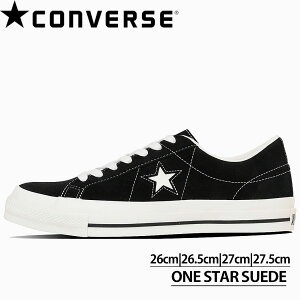 Ro[X X^[ CONVERSE ONE STAR SUEDE SD BLACK ubN XEF[h XG[h U[ Xj[J[ Y ԃV[Y j 35200860