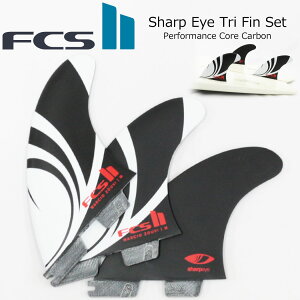 FCS II Sharp Eye Tri Fin Set V[vAC tB V[g{[hp GtV[GX2 FCStB FCS2 T[tB GtV[GX 3Zbg gC ptH[}XERAEJ[{ Performance Core Carbon