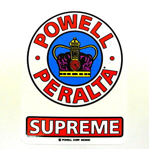 �V���v���[�� �p�E�G�� �y�����^ POWELL PERALTA Supreme Sticker �^�e9cm×���R6.9cm �X�P�[�g�{�[�h �X�P�{�[ �X�P�[�g �V�[�� �X�e�b�J�[