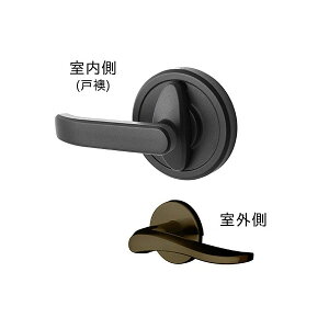 長沢製作所 GMレバーハンドル 丸座 戸襖錠 品番:TXS-1KA1(R・L) BS51・60 ドアノブ