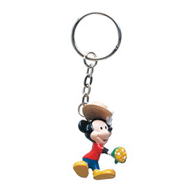キーホルダー ディズニー ミッキー S 黄色いお花 No.19 キャラクター 鍵 カギ ミッキーマウス