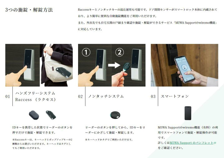 楽天市場】MIWA スマートロック DTRS3 smart インターネット接続パック 