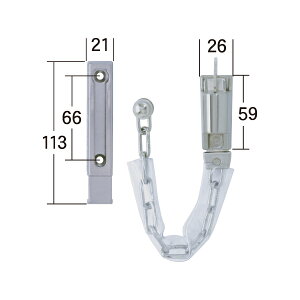 iNAHO �C�i�z FL-1-1 �h�A�`�F�[�����b�N �L�[2�{�t�� �h�� �h�Ɨp�i