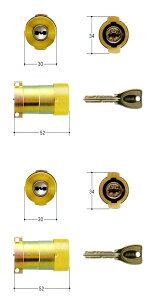 MIWA(���a���b�N) PR�V�����_�[ PA�^�C�v PG701-HS 2����Z�b�g MCY-487 PA�EPASP