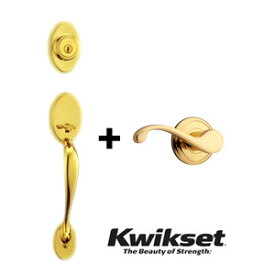 kwikset チェルシー + コモンウェルス ハンドル錠セット 　 クイックセット 800CE + CHL 輸入住宅 輸入ドア 木製ドア