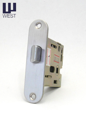 ロック機能あり WEST 錠ケース G53-12.5R 室内ドア ラッチケース 交換 取替えバックセット50mm 角12.5R ウエスト G-53