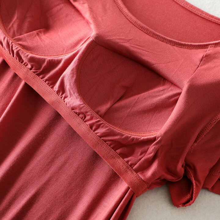 ルームウェア ワンピース カップ付き パジャマ ワンピース レディース かわいい シンプル 夏 Tシャツ 無地 ブラトップ ワンピース 部屋着 半 膝丈 パッド付 マタニティ女性 ゆったりおしゃれ 大きいサイズ ws156h Cute Family ルームウェア ワンピース カップ付き パジャマ ワンピース レディース かわいい シンプル 夏 Tシャツ 無地 ブラトップ ワンピース 部屋着 半 膝丈 パッド付 マタニティ女性 ゆったりおしゃれ 大きいサイズ ws156h