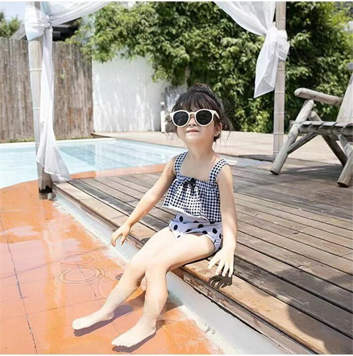 楽天市場 キッズ水着 女の子 セパレート タンキニ ビキニ 子供 女の子水着 ベビー水着 韓国風 チェック柄 赤ちゃん キッズ キャップ付き 帽子付き 子供用 スイミングウェア こども みずぎ 水着 海水浴 温泉 練習用 ビーチ 夏休み 夏 かわいい 1歳 2歳 3歳 プレゼント Cute