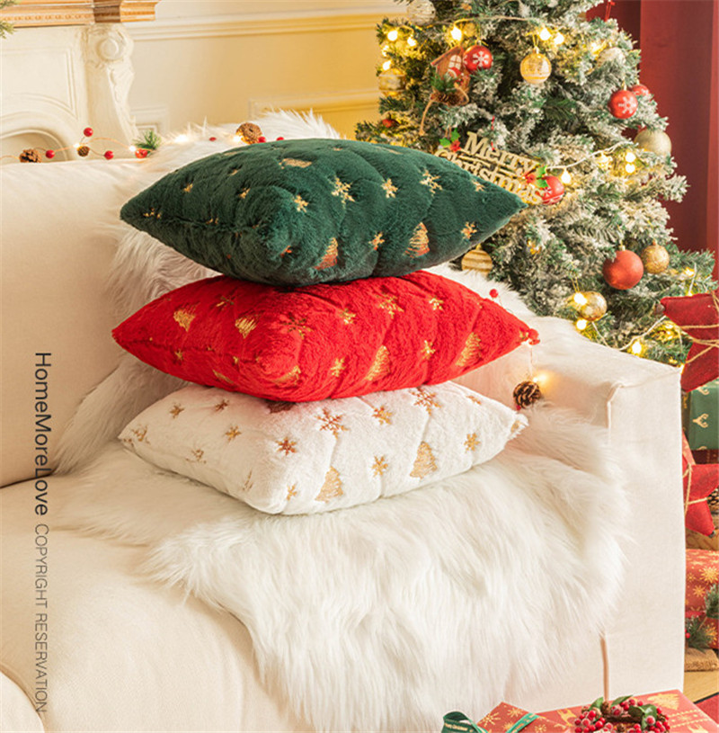 楽天市場】クリスマス クッションカバー 抱き枕カバー もこもこ 45cm