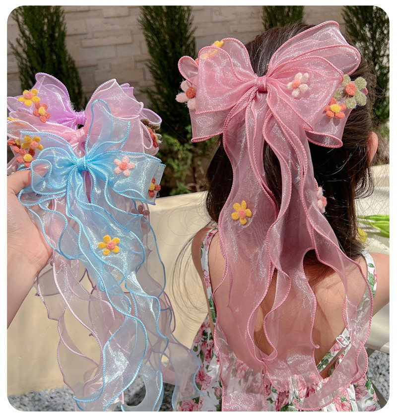 楽天市場】リボンヘアピン 6個セット 韓国子供服 髪飾り へアクリップ