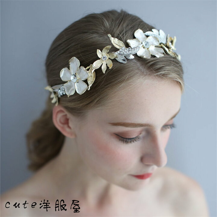 楽天市場 即納 小枝アクセサリー 小枝カチューシャ ヘッドドレス 花嫁 花冠 結婚式 ヘアアクセサリー 花かんむり 花嫁ウエディングや姫様パーティや発表会 ダンス衣装 ファッションショー ハンドメイド 35 5 5cm Cute洋服屋
